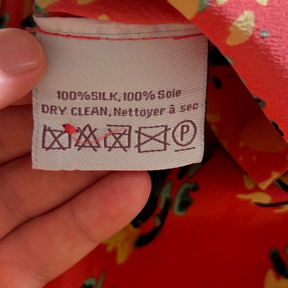 Bayla Jane Floral Silk Blouse for Anthropologie - Picture 7 of 8